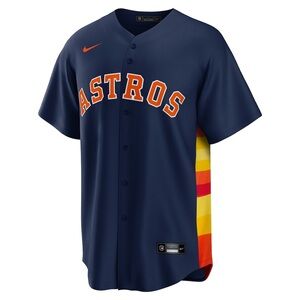 Houston Astros #30 Tucker Nike MLB Youth Jersey Navy Blue Size Medium 10/12 NWT